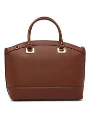 New Recruits Dome Satchel Bag - Anne Klein Walnut