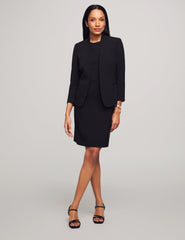 Black Blazer & Sheath Dress Set - Anne Klein Black