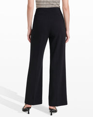 Pull On Wide Leg Pant in Black - Anne Klein Anne Black