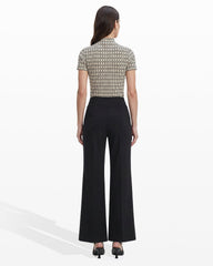 Pull On Wide Leg Pant in Black - Anne Klein Anne Black