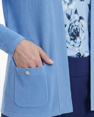 Malibu Kissing Front Cardigan - Anne Klein LAGOON