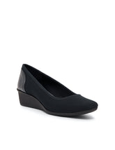 Wisher Wedges Black - Anne Klein Black Multi Fabric