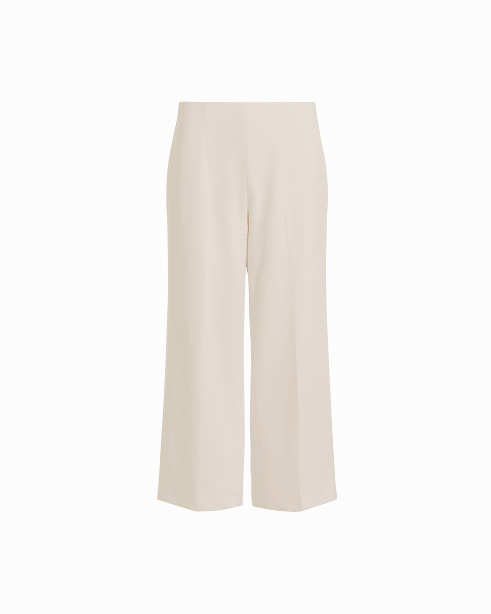 Hollywood Waist Pull-On Straight Ankle Pant - Anne Klein WHITE DOVE