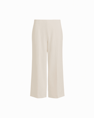 Hollywood Waist Pull-On Straight Ankle Pant - Anne Klein WHITE DOVE