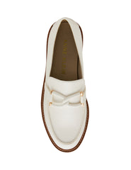 Ellison Loafer - Sophisticated Comfort - Anne Klein White