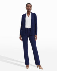 Open-Front Cardigan with Pockets - Anne Klein Distant Mountain