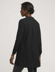 Long Length Tunic in Black - Anne Klein Anne Black