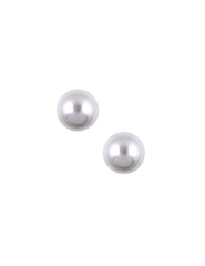 12MM Faux Pearl Stud Earrings - Anne Klein