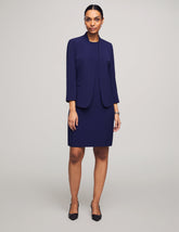 Navy Blazer & Sheath Dress Set - Anne Klein Navy