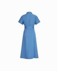 Shirt Dress with Belt Detail - Anne Klein SEAPORT