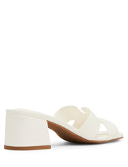 Delphine Strappy Sandal in White - Anne Klein White