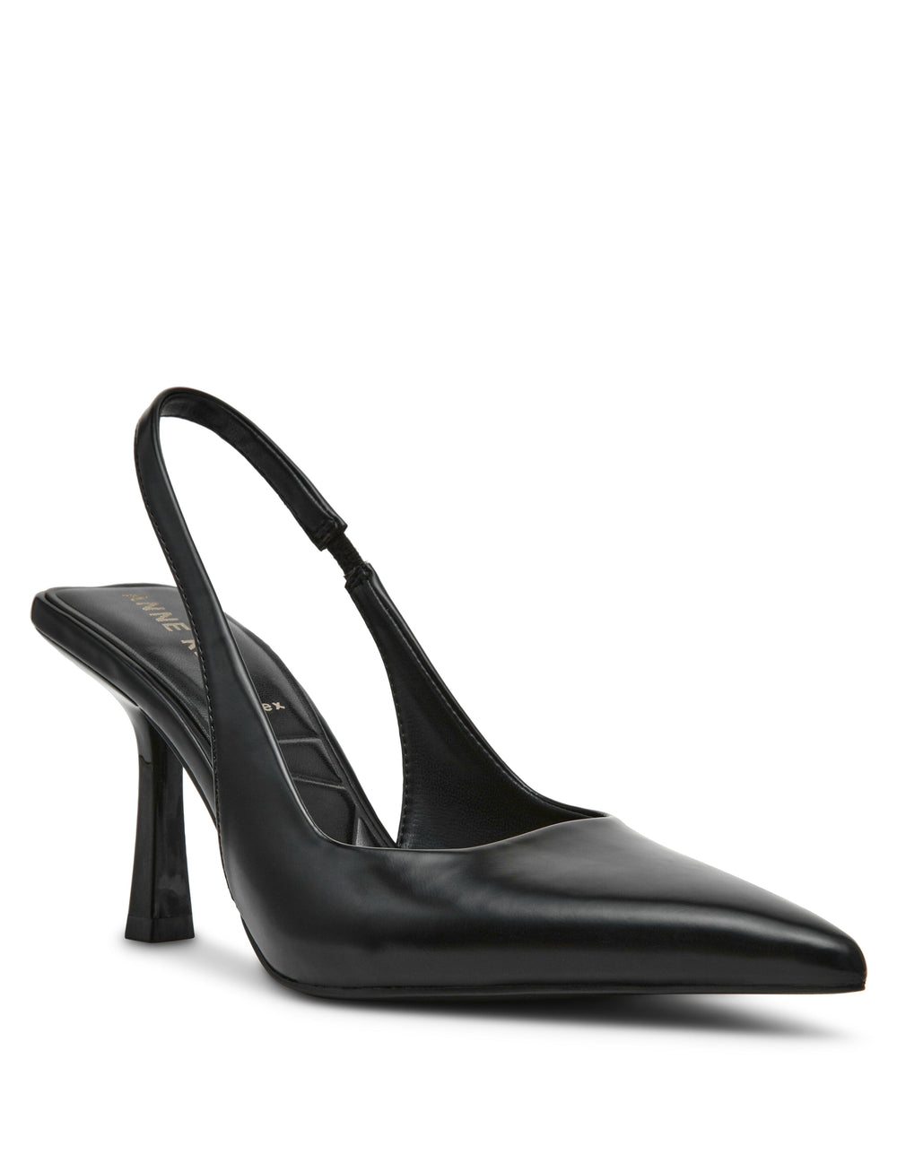 Itzy Slingback Block Heel Pump in Black Box - Anne Klein Black Box