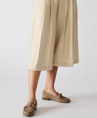 Bowie Slip-On Loafer in Taupe Suede - Anne Klein Taupe Suede