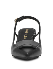 Slingback Renetta Heels - Anne Klein Black Smooth
