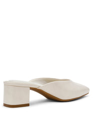 Maeus Mule Shoes - Elegant Style - Anne Klein Bone Crinkle