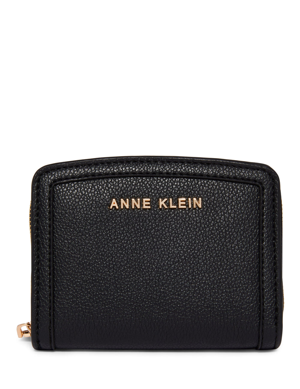 Small Curved Wallet - Anne Klein Black