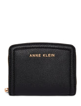 Small Curved Wallet - Anne Klein Black