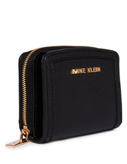 Small Curved Wallet - Anne Klein Black
