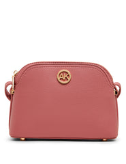 Dome Crossbody Bag with Detachable Card Case in Canyon Rose | Anne Kle - Anne Klein Canyon Rose