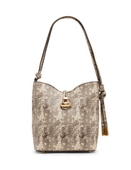 Printed Bucket Bag in Neutral - Anne Klein