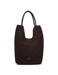 Tapered North South Tote Bag - Anne Klein Espresso