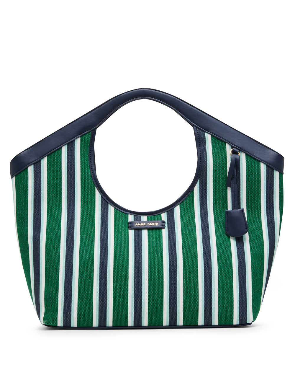 Large Printed Tote with Detachable Strap - Anne Klein