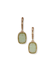 Pe Cushion Stone Drop-Gld/Grn - Anne Klein