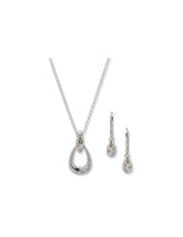 Se Nk/Er Openwork Puffy Pendant-Slv/Cry - Anne Klein
