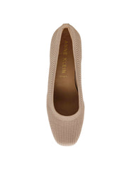 Wisher Wedge - Anne Klein Tan Knit