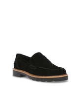 Emmylou Suede Loafers Black - Anne Klein Black
