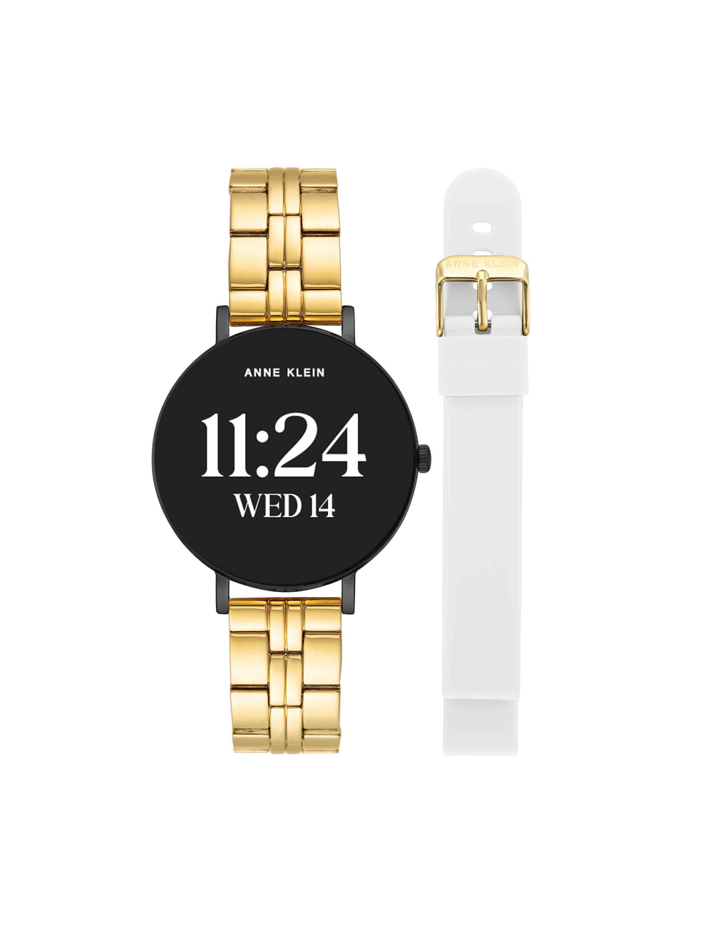 Connect It Prism Smartwatch Set - Anne Klein Gold-Tone/White