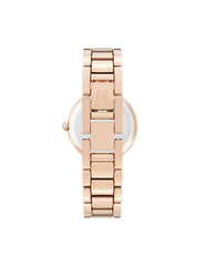 Diamond Dial Bracelet Watch - Anne Klein Rose-Tone/Green