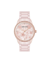 Ceramic Floral Dial Watch in Blush Pink - Anne Klein Blush/Rose-Tone