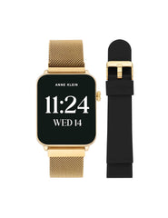 Connect It Stellar Smartwatch Set - Anne Klein Gold-Tone/Black