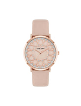 Patterned Dial Strap Watch - Anne Klein Blush Pink/Rose-Tone
