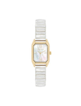 Shell Accented Expansion Band Watch - Anne Klein Mother-of-Pearl/Gold-Tone