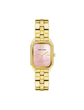Octagonal Bracelet Watch in Gold & Pink - Anne Klein Gold-tone/Blush