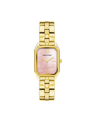 Octagonal Bracelet Watch in Gold & Pink - Anne Klein Gold-tone/Blush