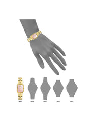 Octagonal Bracelet Watch in Gold & Pink - Anne Klein Gold-tone/Blush