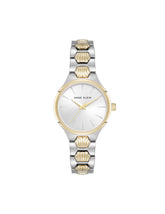 Shell Pattern Link Bracelet Watch - Anne Klein Two-Tone