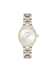 Shell Pattern Link Bracelet Watch - Anne Klein Two-Tone
