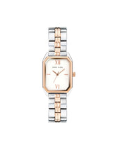 Octagonal Metal Bracelet Watch - Anne Klein Silver&Rose-Tone