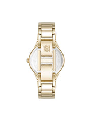 Cushion Case Metal Bracelet Watch - Anne Klein Black/Gold-Tone