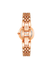 Premium Crystal Watch - Anne Klein Rose-Tone/Navy Blue