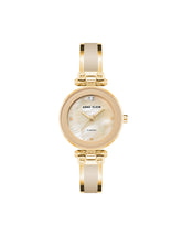 Diamond Accent Bracelet Watch - Anne Klein Tan/Gold-Tone