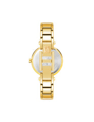 Diamond Accent Bracelet Watch - Anne Klein Tan/Gold-Tone