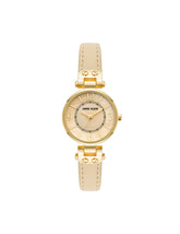Essential Leather Strap Wristwatch - Anne Klein Gold-Tone/Cream