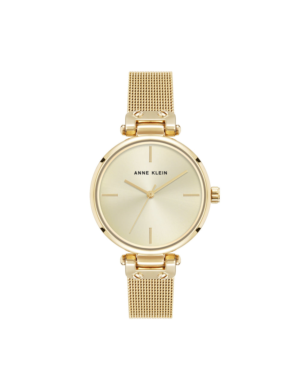 Timeless Mesh Bracelet Watch - Anne Klein Gold-Tone
