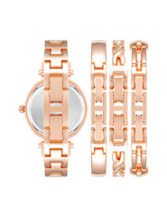 Showstopper Watch & Bracelet Set - Anne Klein Rose-Tone