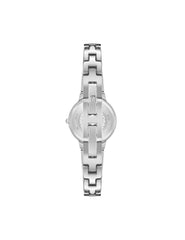 Diamond Accented Bangle Watch - Anne Klein Black/Silver-Tone